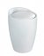 Hocker Mod. Candy White, mit abnehmbarem Wäschesammler - 1