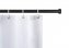 Teleskop-Duschstange Schwarz 110 - 185 cm, aus rostfreiem Aluminium - 1