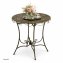 Runder nostalgischer Metalltisch Lily - 1