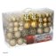 Weihnachtskugel Set, 100 Stück Gold - 1
