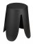 Badhocker Mod. Comiso Schwarz matt, belastbar bis 180 kg - 1