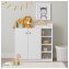 Sideboard mit 8 Regalfächern Weiß - 1
