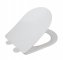 WC-Sitz Mod. Galati Weiß matt, aus Duroplast, Soft-Touch-Effekt - 1
