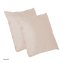 Kissen Nathalie Unifarben 2er-Set Beige - 1