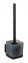 Vacuum-Loc® WC-Garnitur Mod. Quadro Schwarz, Befestigen ohne Bohren - 1