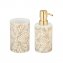 Bad-Accessoire Set Mod. Terralba, 2-teilig, aus Polyresin - 1