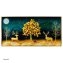 Wandbild Wanddeko Diamant Hirsche - 1
