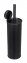 Static-Loc® Plus WC-Garnitur Mod. Pavia Schwarz, geschlossen, Befestigen ohne Bohren - 1