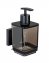 Vacuum-Loc® Seifenspender Mod. Quadro Schwarz, Befestigen ohne Bohren - 1