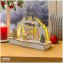 LED Holz Weihnachtsdeko mit Waldmotiv Batteriebetrieben - 1