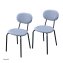 Stuhl Anella Grau 2er-Set - 1