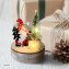 Beleuchtete Weihnachtsdeko Weihnachtswichtel mit Geschenk - 1