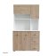 Küchenschrank Weiß Artisaneiche Blanca - 1