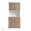 Küchenschrank Weiß Artisaneiche Blanca - 1