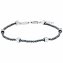 Armband 925/- Sterling Silber rhodiniert Hämatit grau 19cm günstig online kaufen