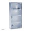 Medizinschrank verschließbar Edelstahl/Glas - 1