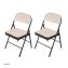 Klappstuhl Wedigo Velvet Beige 2er-Set - 1