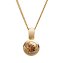 Anhänger mit Kette 750/- Gelbgold 1 Brillant braun 2,0 ct. - 1