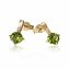 Ohrstecker 333 Gelbgold Glänzend 2 Brillanten 2 Peridot grün günstig online kaufen