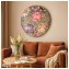 Wandbild Spiegel, floral, rund Mirror - 1