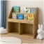 Kinderregal Aufbewahrungsregal mit 5 Fächern Bücherregal für Kinderzimmer Artisaneiche - 1