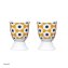 Eierbecher Porzellan 2er-Set Retro Flowers - 1