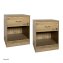 Nachtschrank 2er Set Thekla Artisaneiche - 1