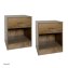 Nachtschrank 2er Set Thekla Eiche - 1