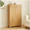 Sideboard Kommode mit 2 Türen Baumscheibe Schrank mit Stauraum 60 x 115 cm - 1