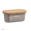 Brotkasten 36 x 20 x 14,5 cm Grau - 1