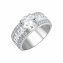 Ring 925/- Sterling Silber rhodiniert Zirkonia - 1