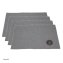 Tischset 4-teilig Polyester Hellgrau - 1