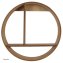 Wandregal Ø 37 cm Holz Hellbraun - 1