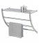 Exclusiv Wandregal Mod. Pescara, mit Handtuchhalter - 1