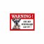 Blechschild Wachhund Schnauzer - 1