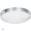 Serviertablett Rund Silber - 1