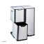 Mülltrennsystem Jannik 60 Liter Silber - 1