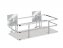 Turbo-Loc® Edelstahl Wandablage Quadro, rostfrei, Befestigen ohne bohren - 1