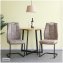 Modernes 2er Set Schwingstühle Hellbraun mit elegantem Design - 1