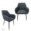 Stuhl Albany Soft Grau 2er-Set - 1