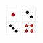 Untersetzer 4-tlg Dice - 1