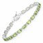Armband 925-Sterling Silber rhodiniert Peridot oval günstig online kaufen