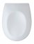 Toilettensitz Mod. Varoni, WC-Sitz mit Absenkautomatik, Schnellbefestigung, aus antibakteriellem, stabilem Duroplast - 1