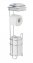 Toilettenpapierhalter stehend mit Ablage, Chrom, mit Ersatzrollenhalter - 1