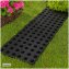 Gehwegplatten Set aus Kunststoff 4 teilig wetterfest für Gartenwege - 1