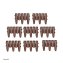 Beeteinfassung Palisade 8-teilig Nessa - 1