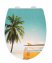 WC-Sitz Mod. Corbara, mehrfarbig, Thermoplast, 36.5x45 cm, mit Easy-Close Absenkautomatik - 1