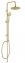 Duschsystem Mod. Young Line Gold, Handbrause mit 3 Funktionen - 1