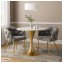 Stuhl Alsen Gold Grau - 1