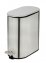 Kosmetikeimer Mod. Collungo 5L, satiniert, edelstahl, schwarz, freistehend, mit easy-close Absenkautomatik - 1